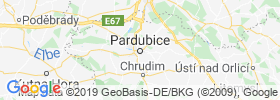 Pardubice map